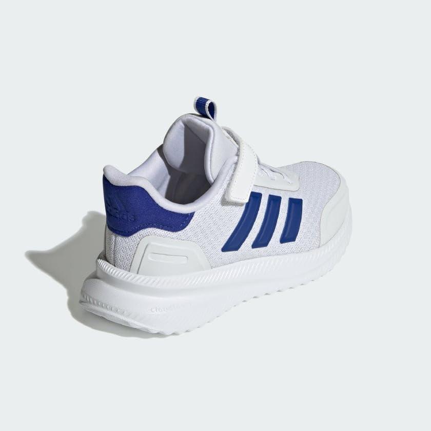imageadidas Kids XPLR Path Elastic Lace ampamp Strap ShoesWhiteSemi Lucid BlueGrey
