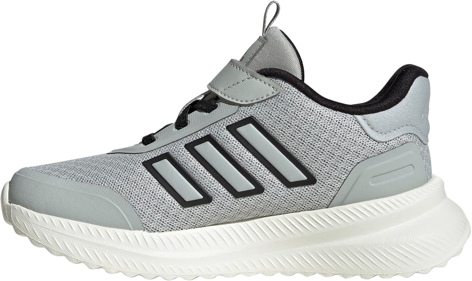 imageadidas Kids XPLR Path Elastic Lace ampamp Strap ShoesWonder SilverBlackGrey