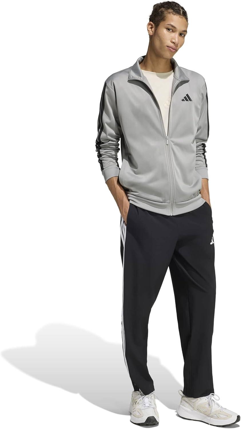 imageadidas Mens 3Stripes Tricot Track TopCh Solid Grey