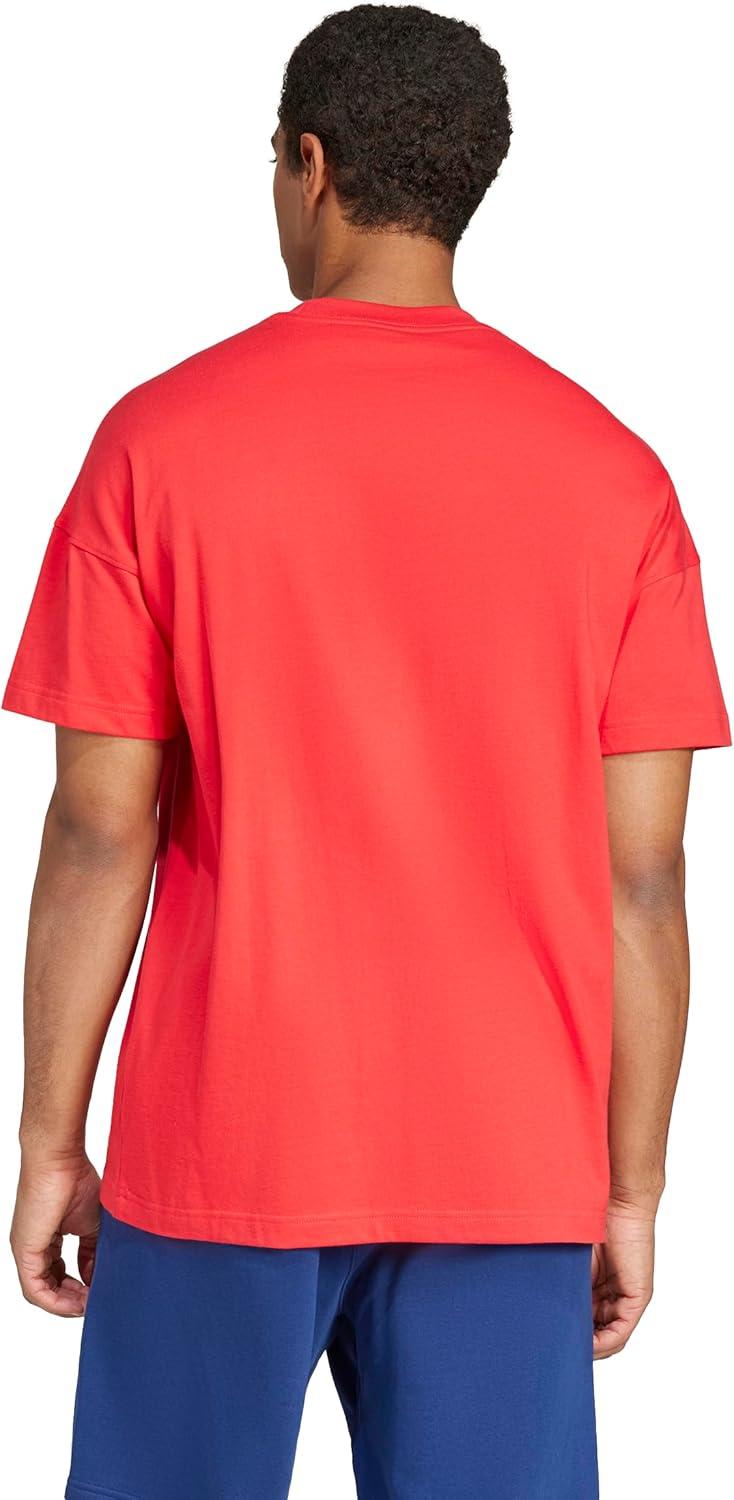 imageadidas Mens ALL SZN Loose TShirtPure Ruby