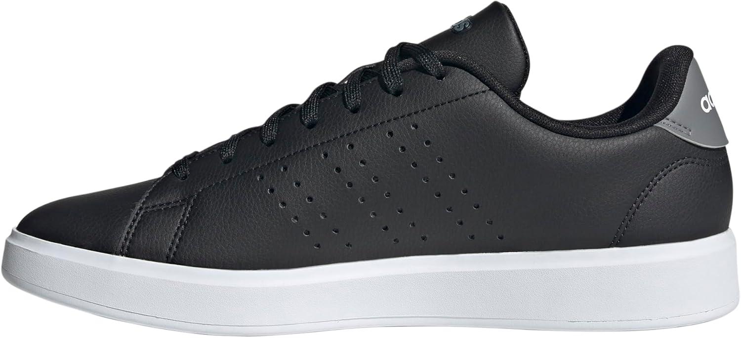 imageadidas Mens Advantage 20 Tennis ShoesBlackBlackGrey
