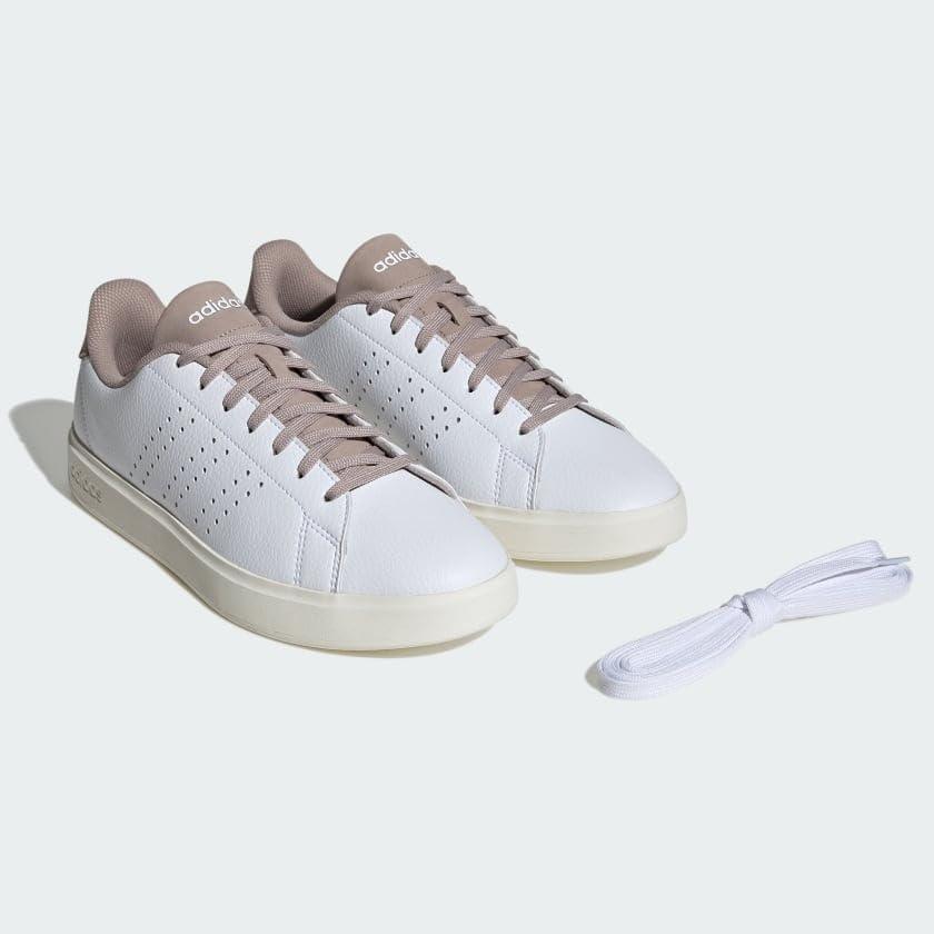 imageadidas Mens Advantage 20 Tennis ShoesCloud WhiteGreyOff White