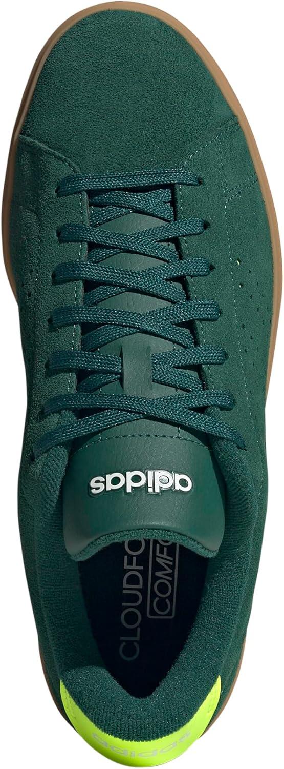 imageadidas Mens Advantage 20 Tennis ShoesCollegiate GreenLucid LemonOff White