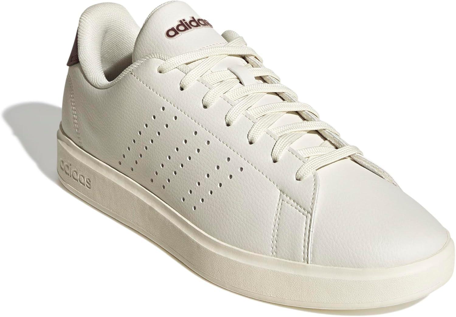 imageadidas Mens Advantage 20 Tennis ShoesOff WhiteOff WhiteAurora Ruby