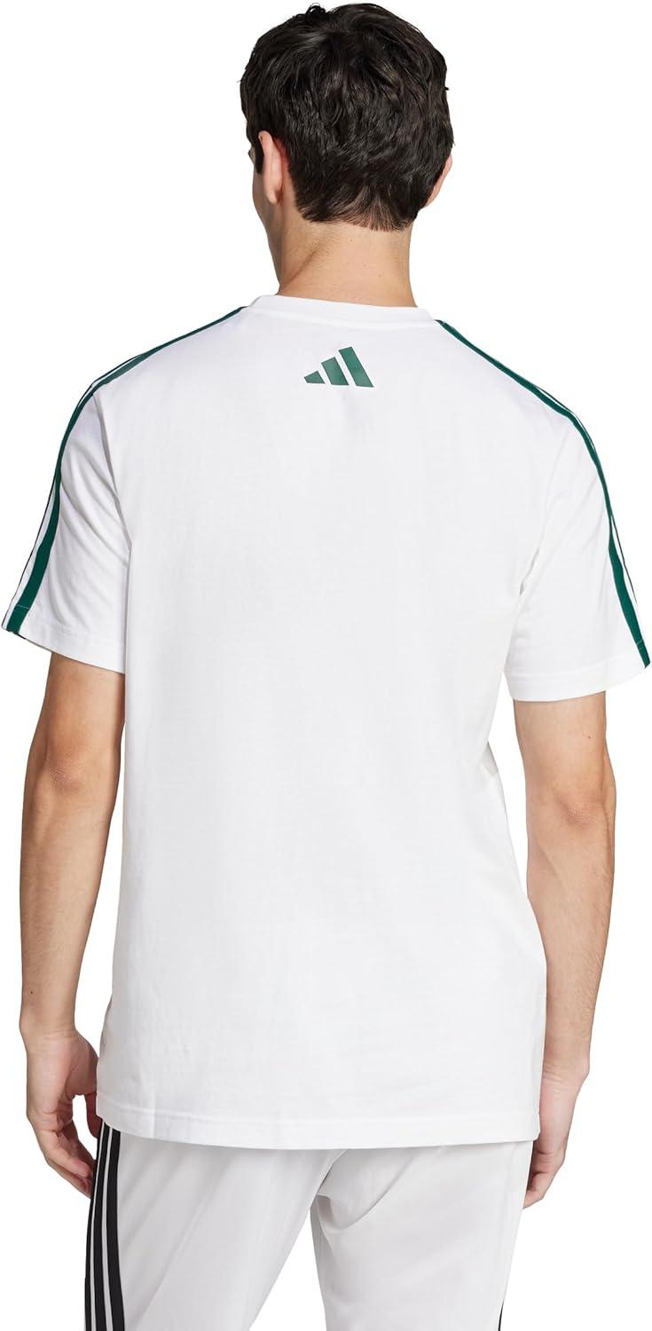 imageadidas Mens Codes Collegiate Linear Graphic TShirtWhite