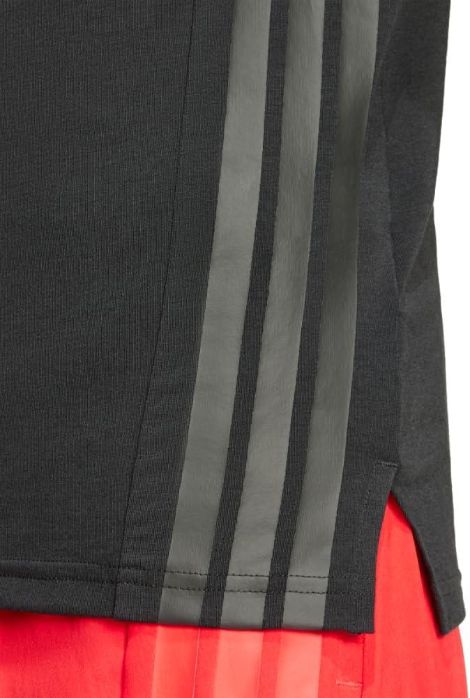 imageadidas Mens Designed for Training 3Stripes TShirtBlack