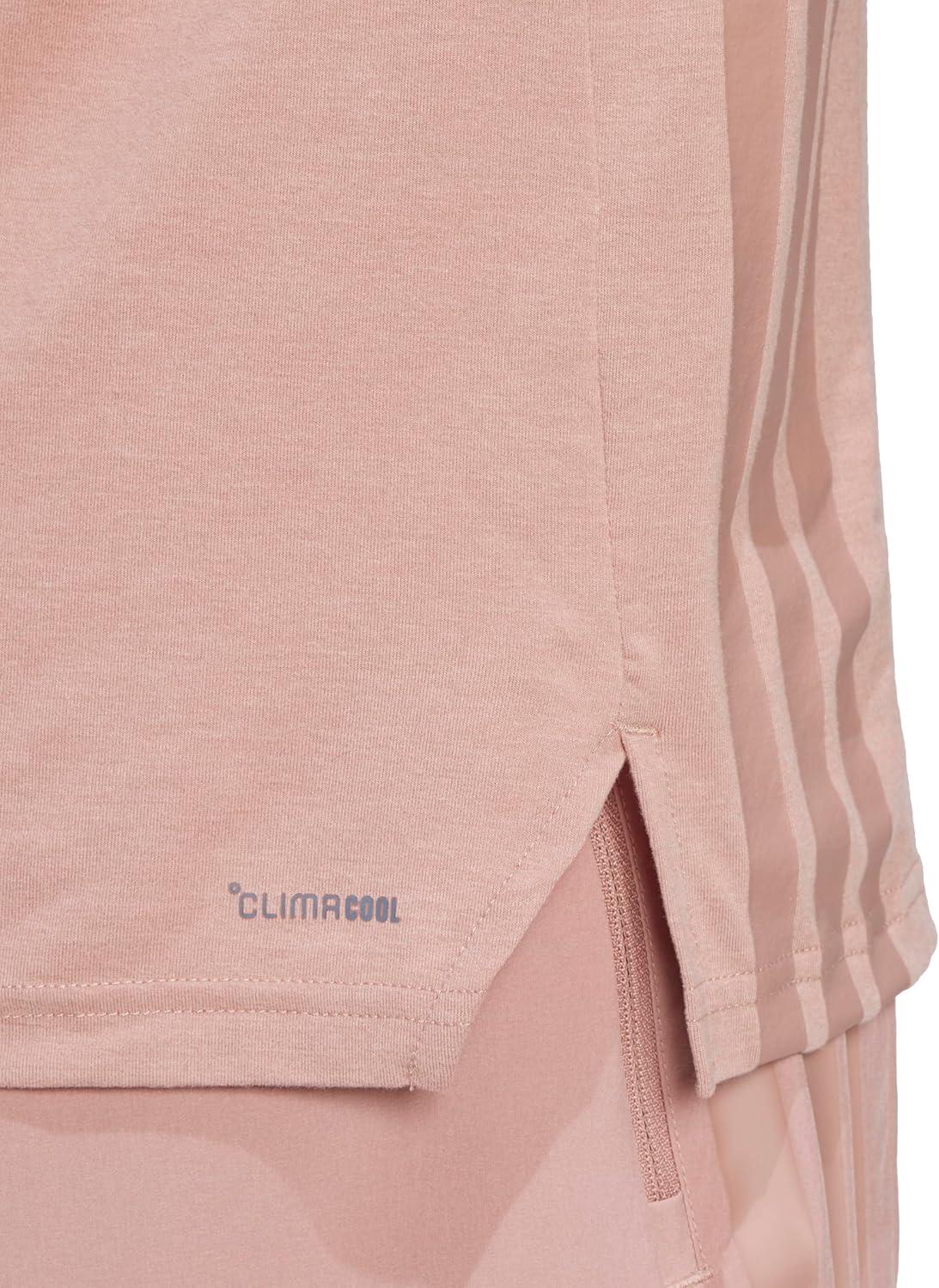 imageadidas Mens Designed for Training 3Stripes TShirtWarm Clay