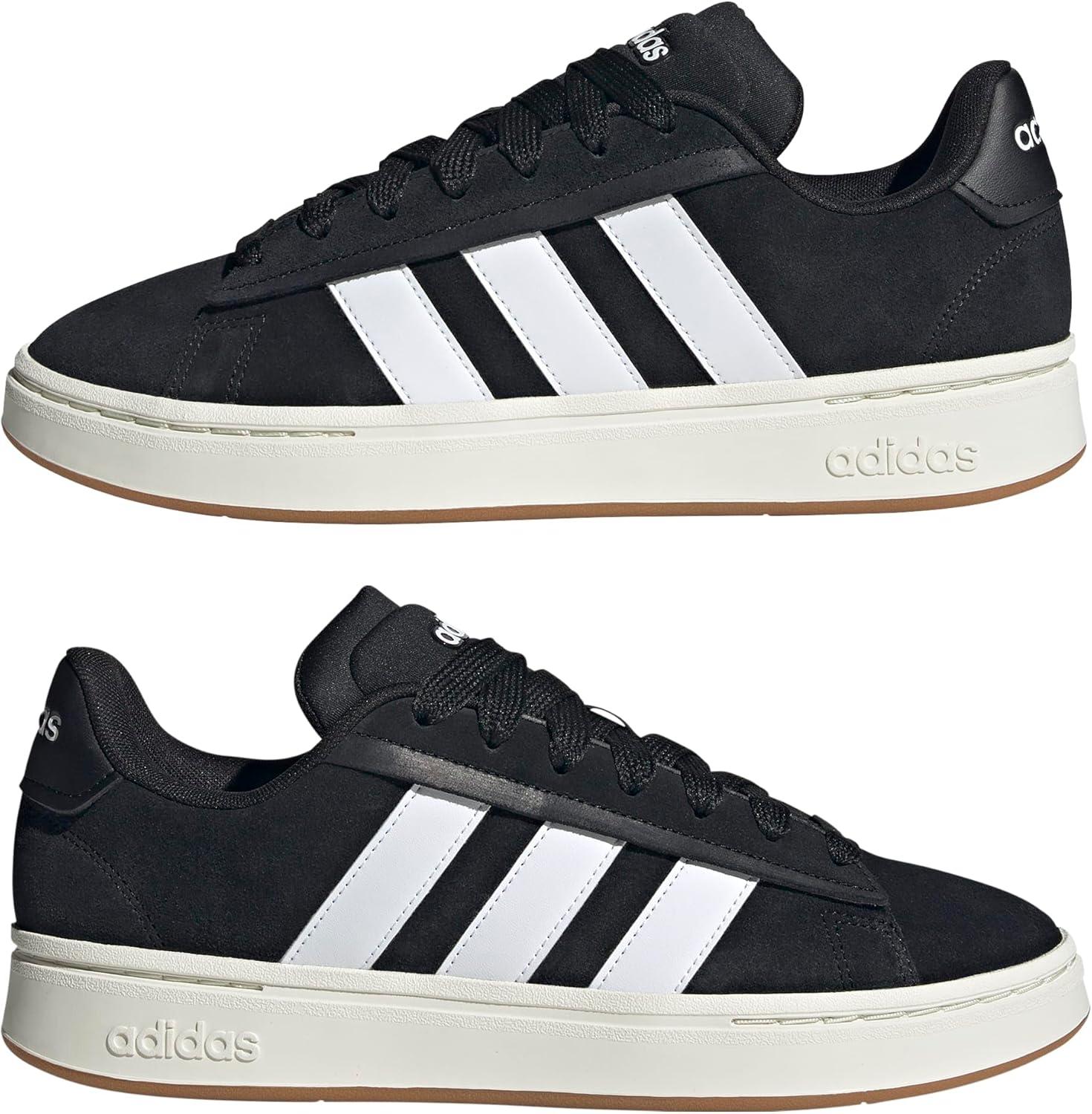 imageadidas Mens Grand Court Alpha ShoesBlackWhiteGum