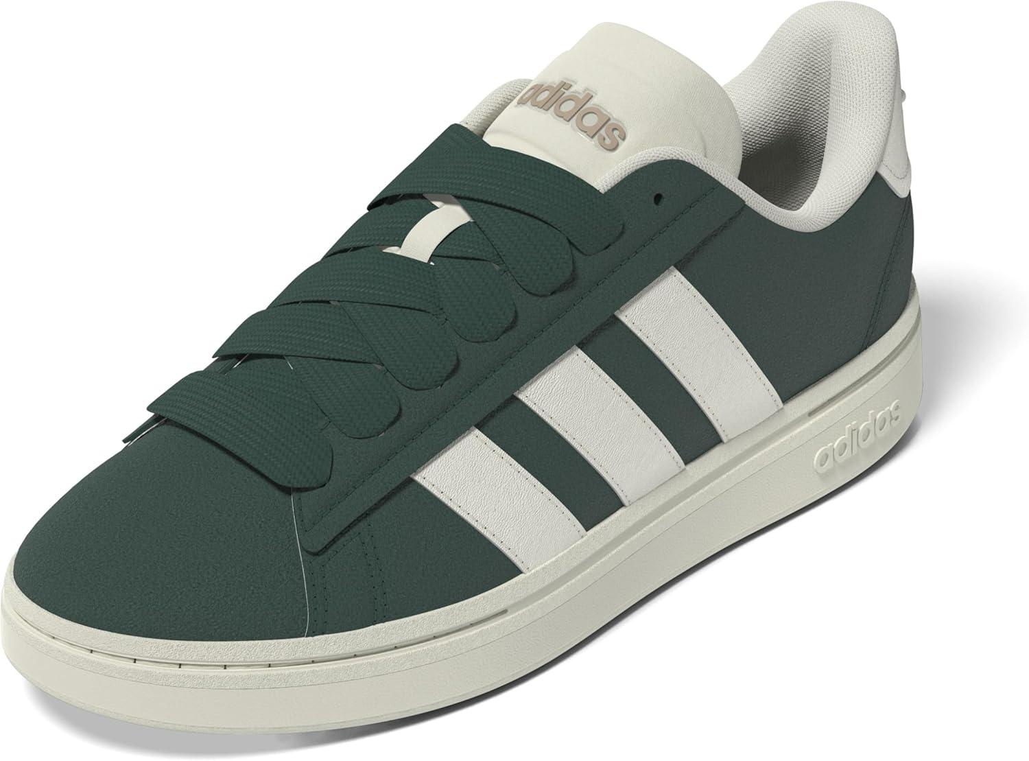 imageadidas Mens Grand Court Alpha ShoesCollegiate GreenOff WhiteGum