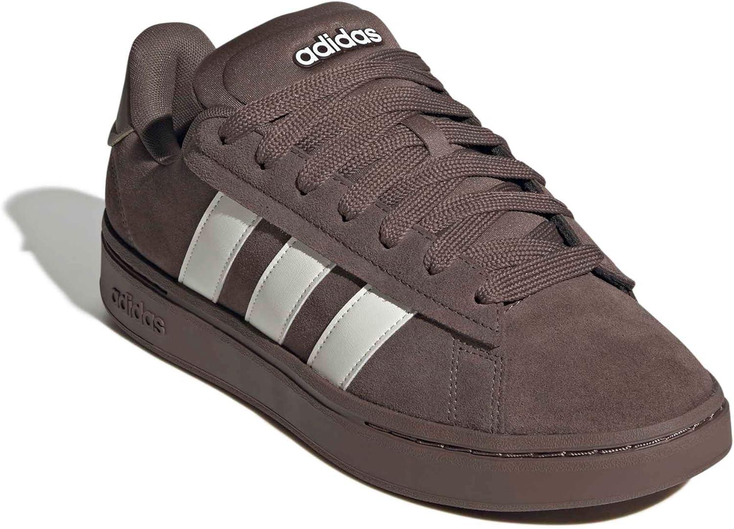 imageadidas Mens Grand Court Alpha ShoesEarth StrataOff WhiteEarth Strata