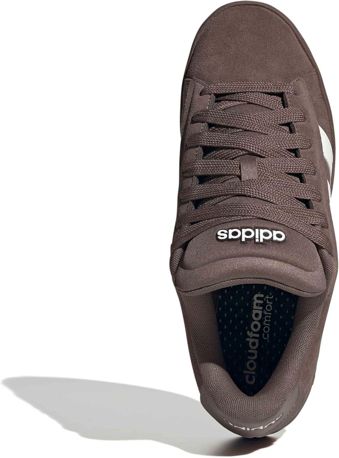 imageadidas Mens Grand Court Alpha ShoesEarth StrataOff WhiteEarth Strata