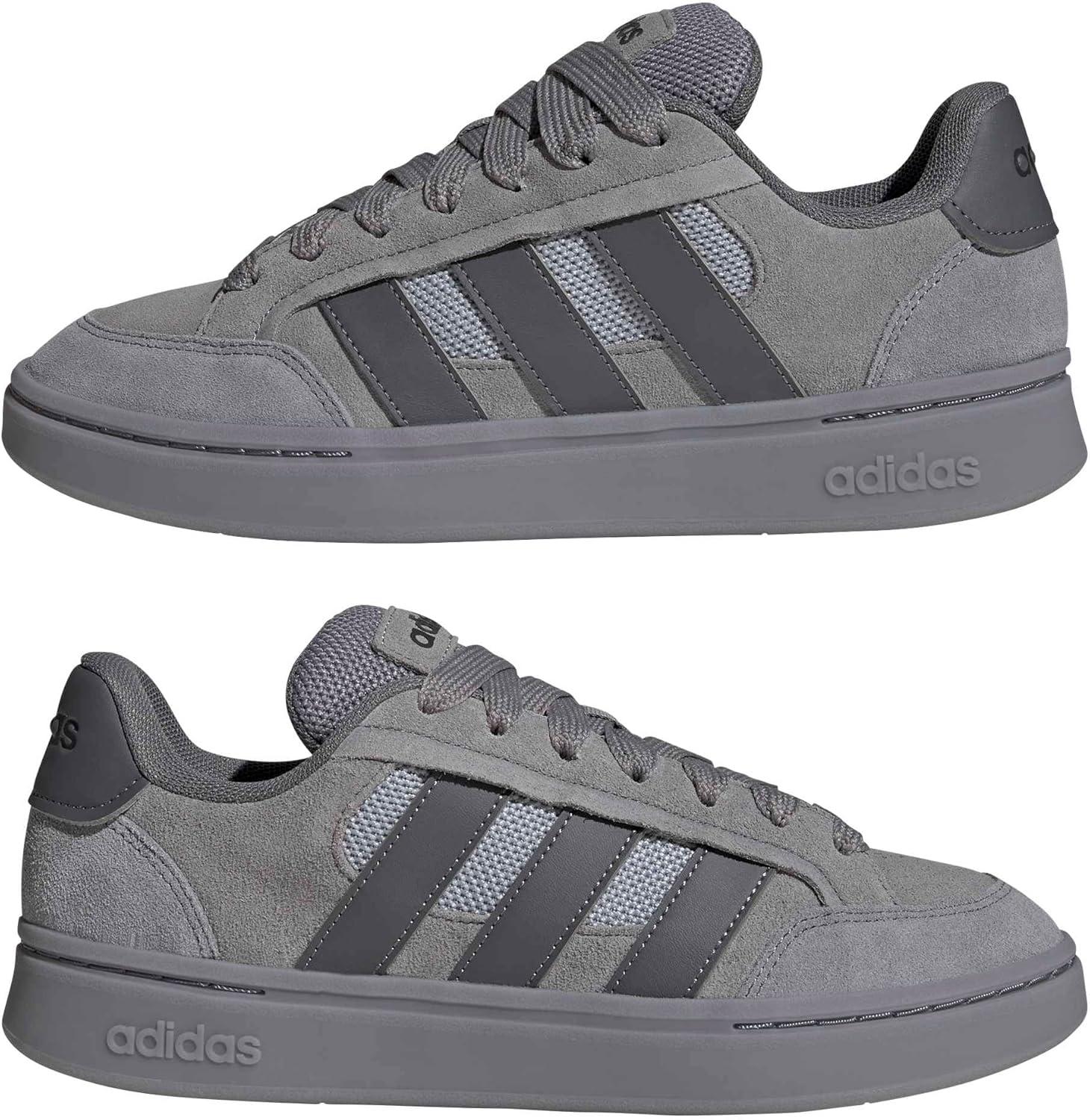 imageadidas Mens Grand Court Alpha ShoesGreyGreyHalo Silver