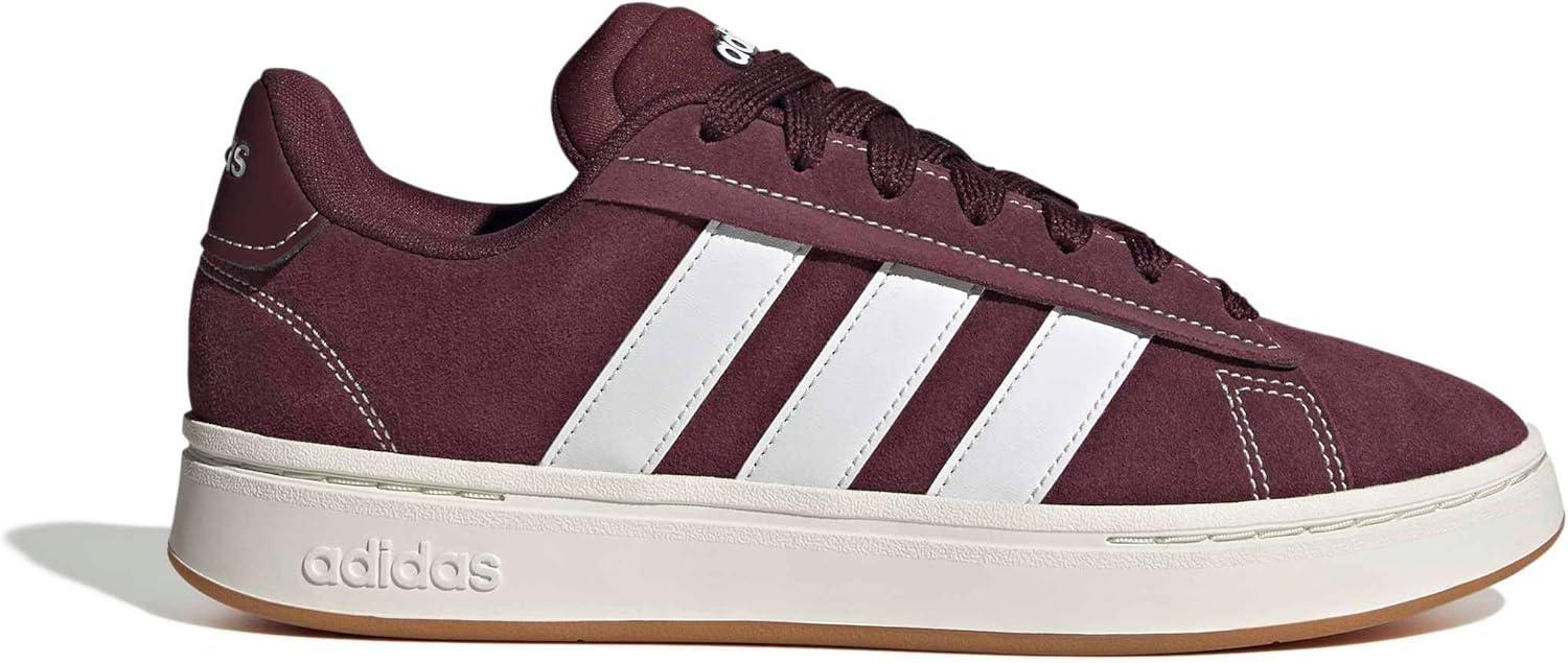 imageadidas Mens Grand Court Alpha ShoesMaroonWhiteGum