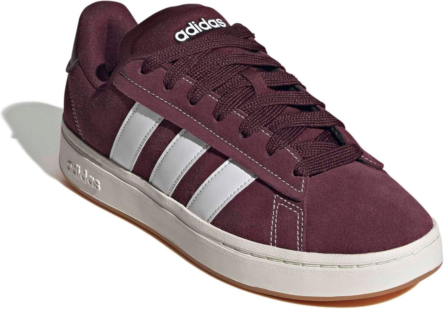 imageadidas Mens Grand Court Alpha ShoesMaroonWhiteGum
