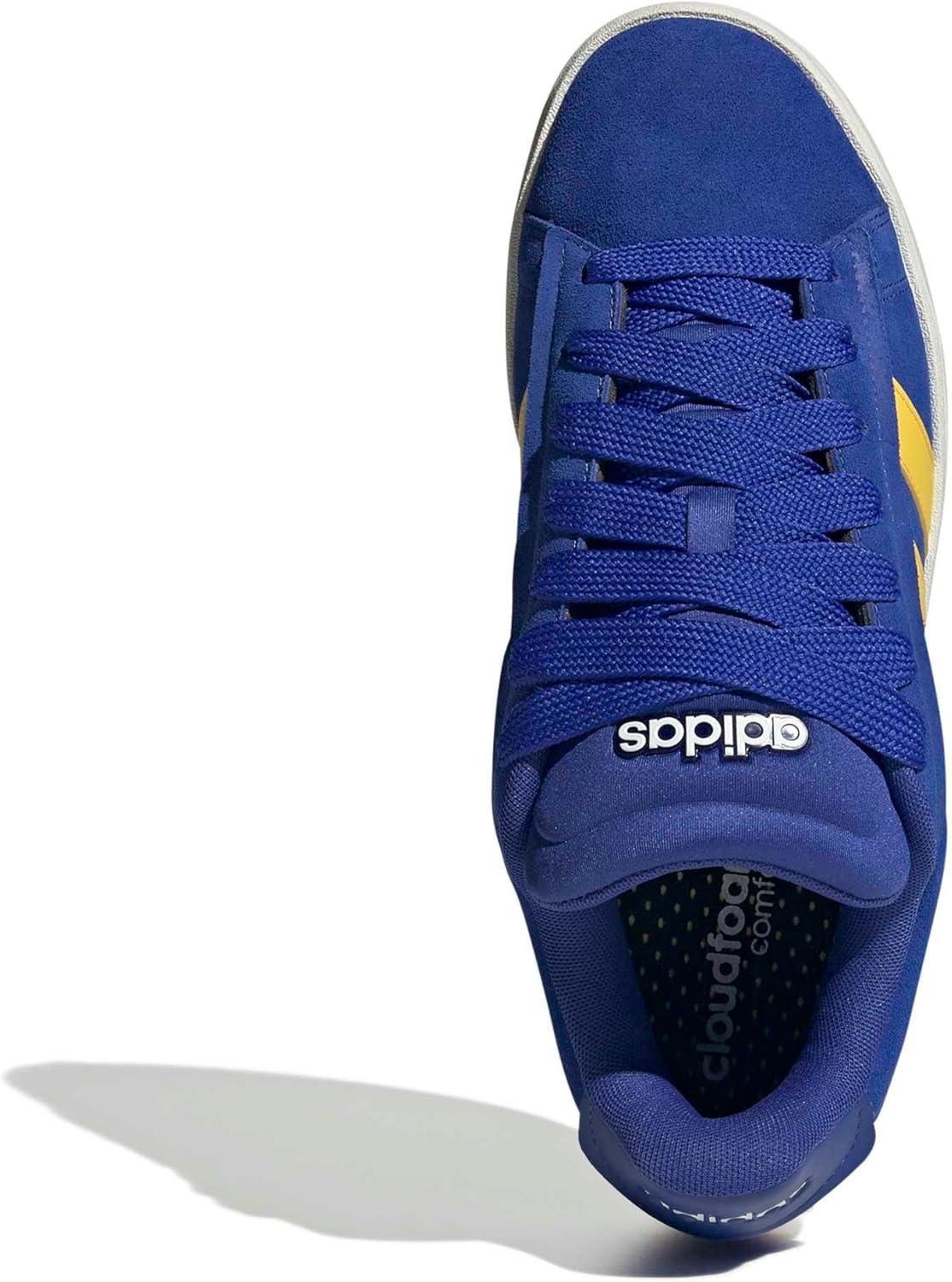 imageadidas Mens Grand Court Alpha ShoesSemi Lucid BlueUtility YellowOff White