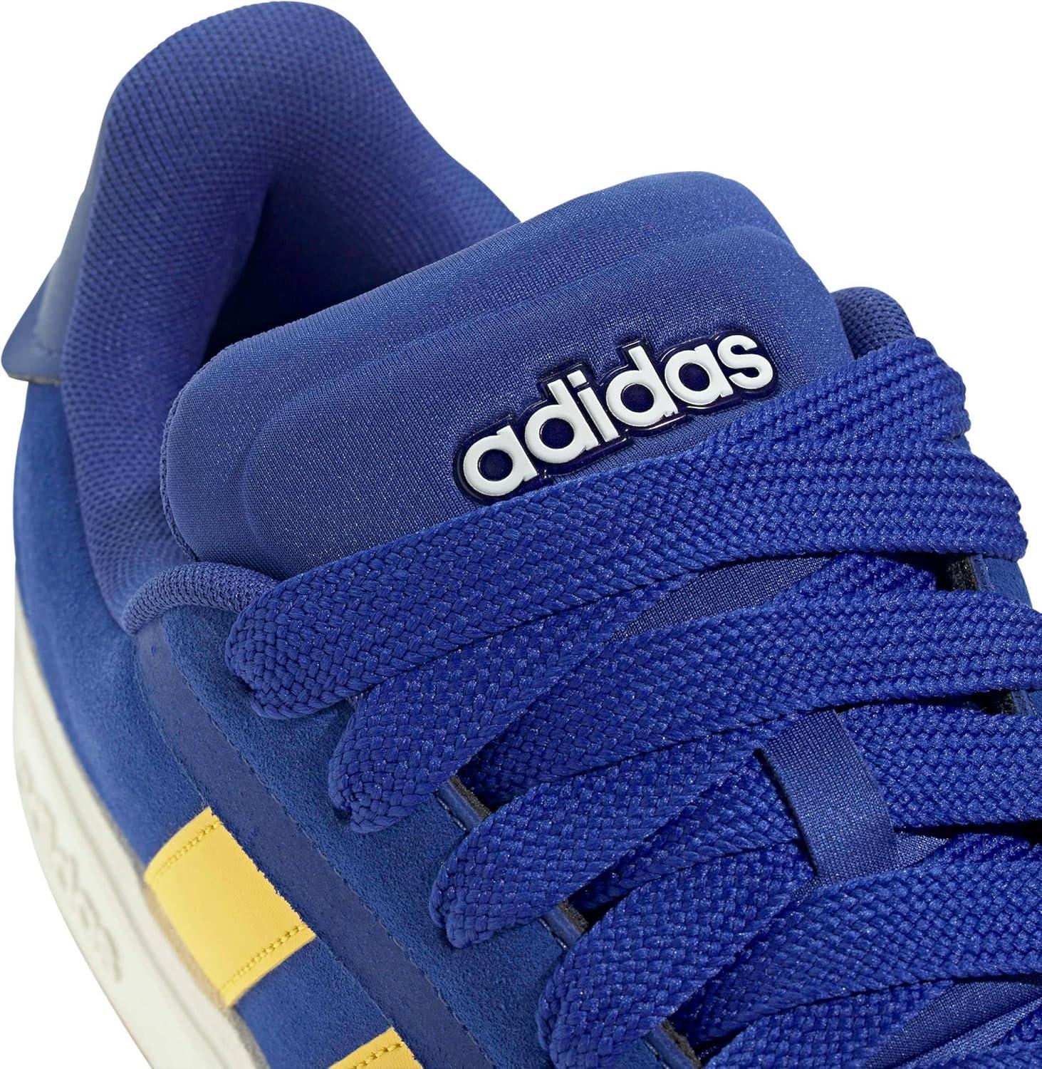 imageadidas Mens Grand Court Alpha ShoesSemi Lucid BlueUtility YellowOff White