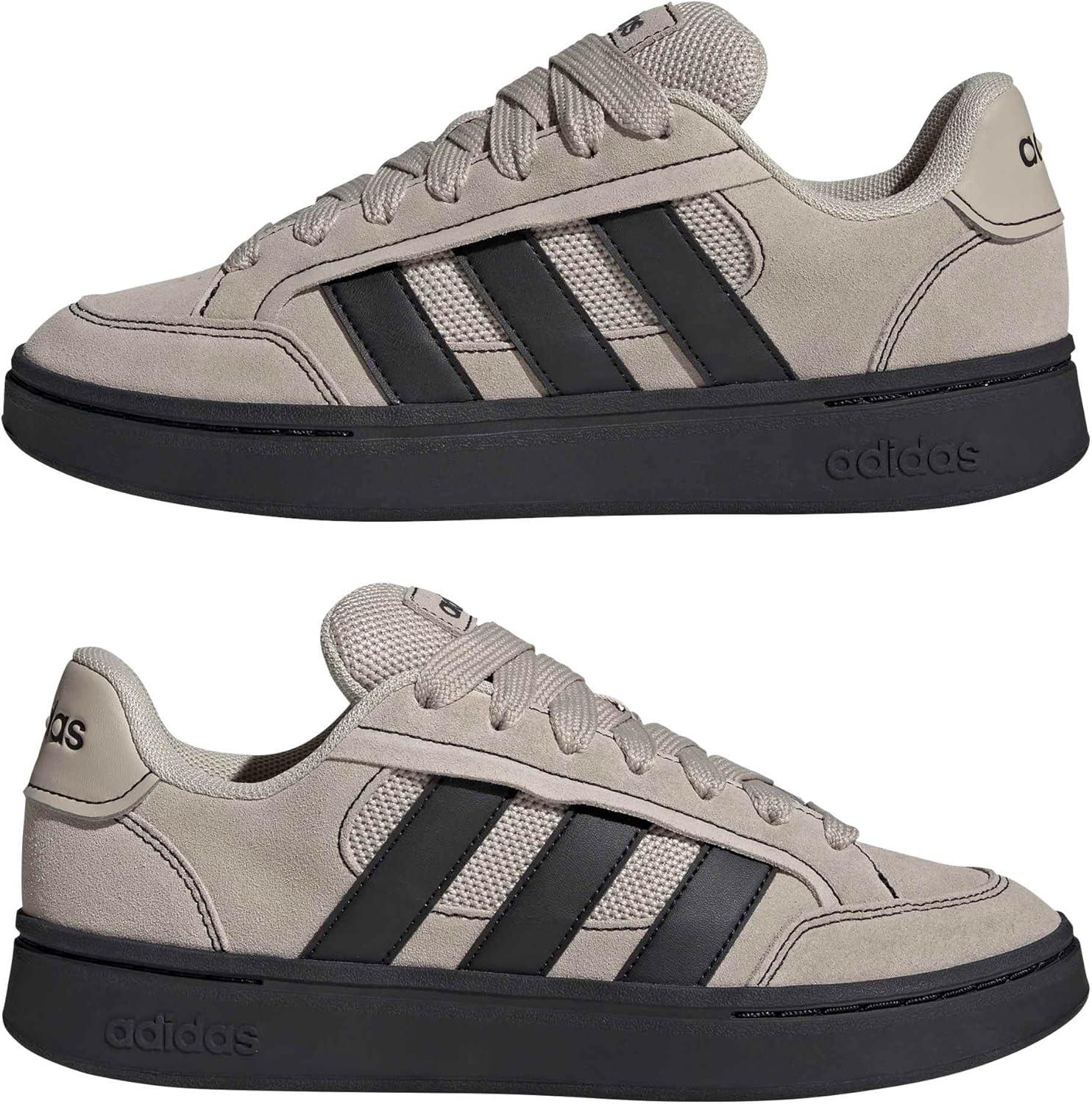 imageadidas Mens Grand Court Alpha ShoesWonder BeigeBlackBlack