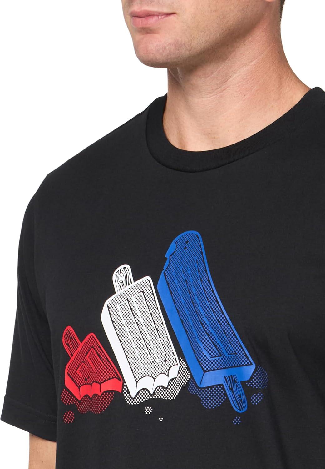 imageadidas Mens Lounge Ice Graphic TShirtBlack