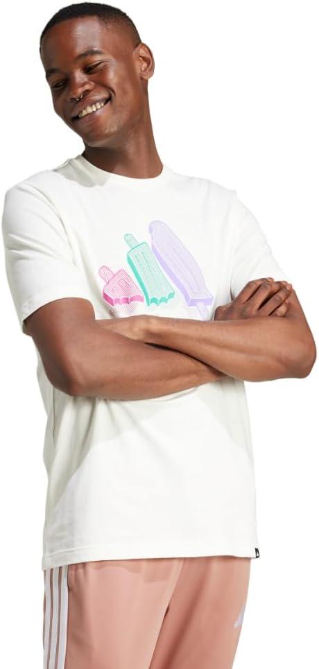imageadidas Mens Lounge Ice Graphic TShirtOffwhite