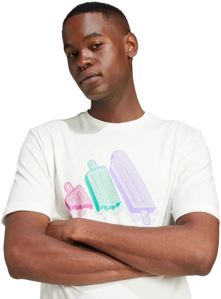 imageadidas Mens Lounge Ice Graphic TShirtOffwhite