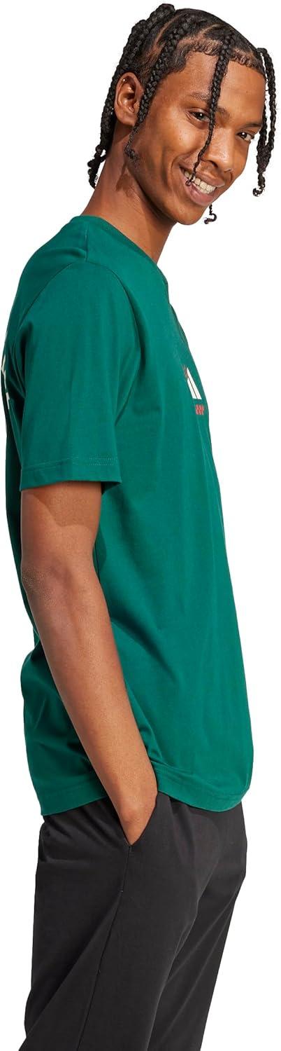 imageadidas Mens Lounge Pizza Graphic TShirtCollegiate Green