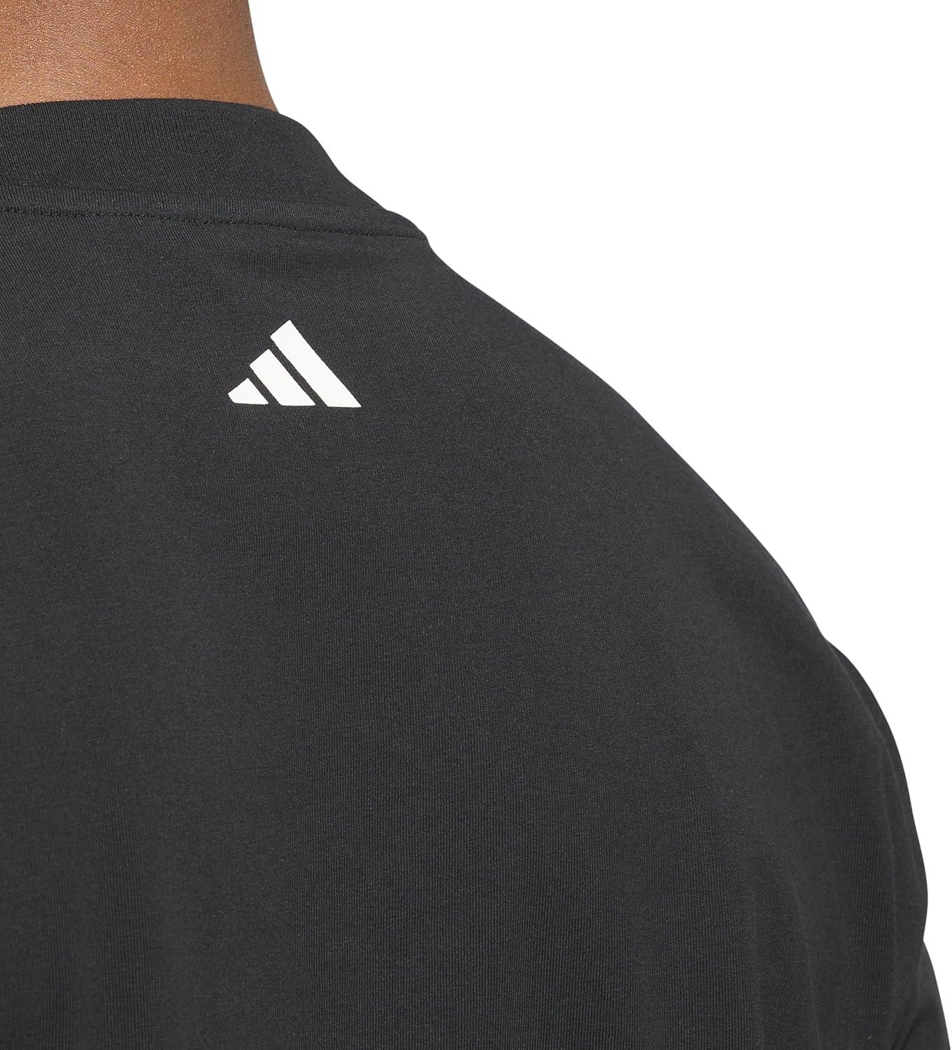 imageadidas Mens Select Long Sleeve Basketball TShirtBlackCloud White