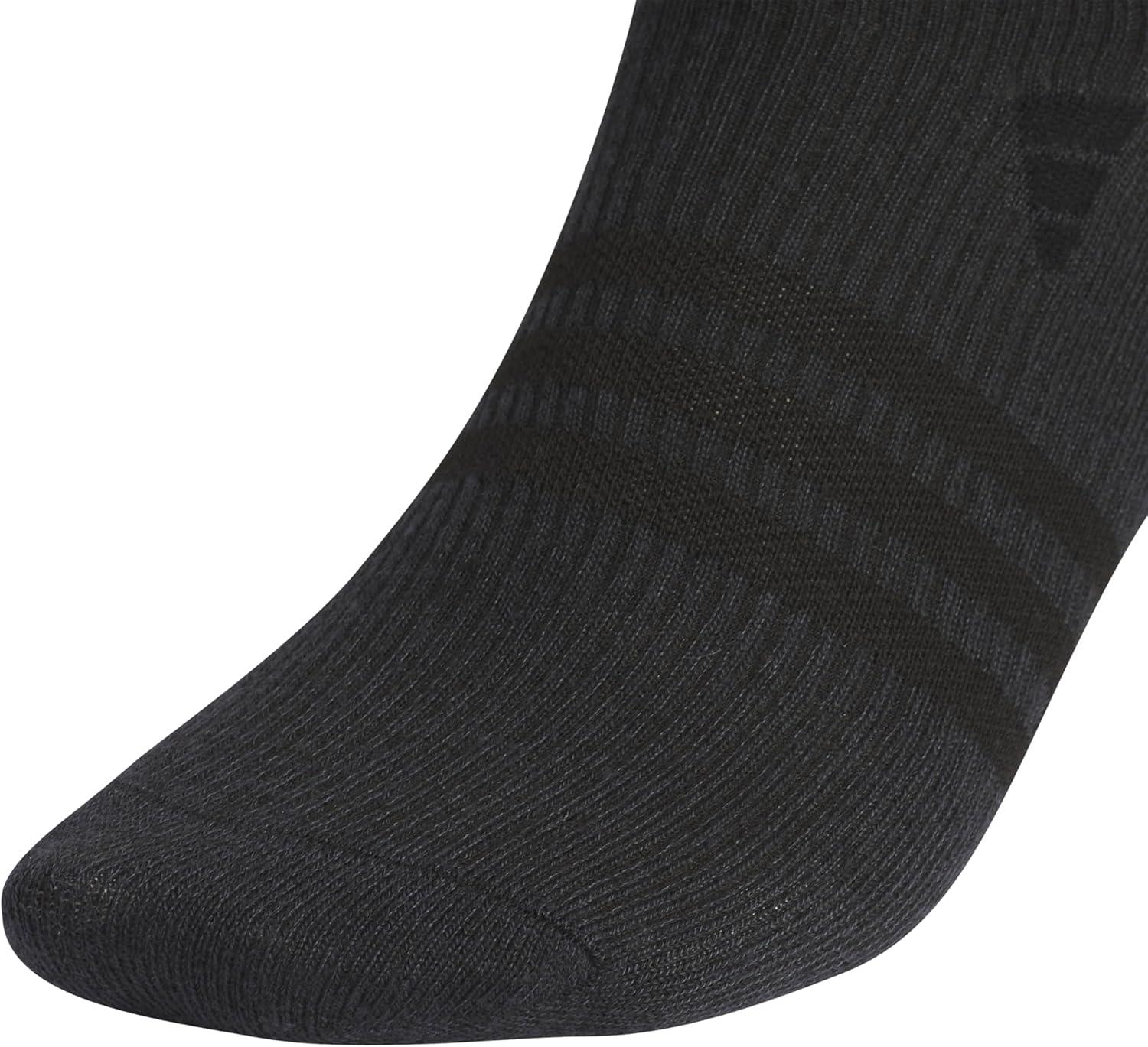 imageadidas Mens Superlite No Show Socks 6Pair Pack Low Profile Below AnkleBlackNight Grey