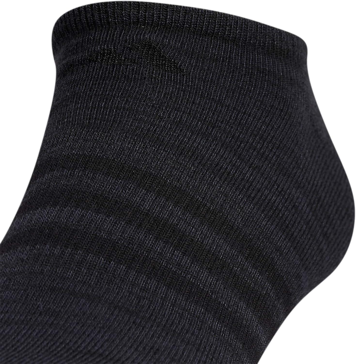 imageadidas Mens Superlite No Show Socks 6Pair Pack Low Profile Below AnkleBlackNight Grey20