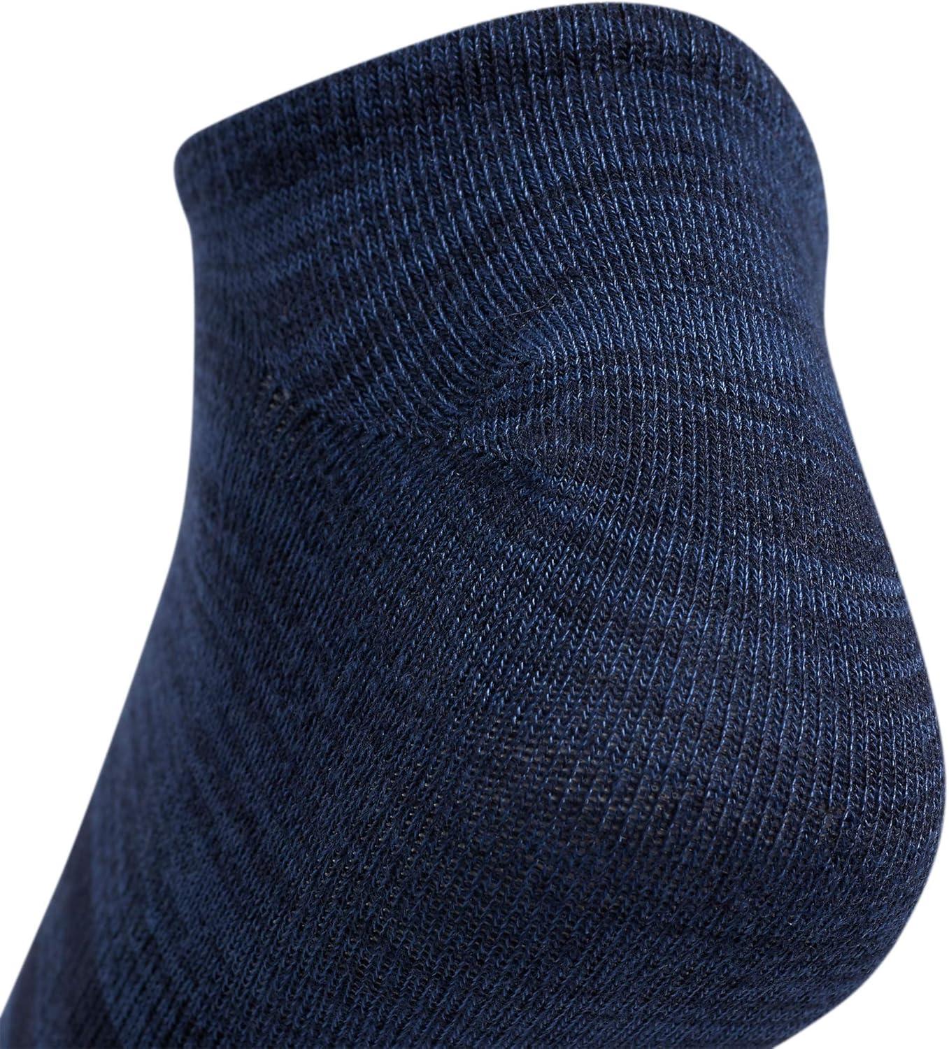 imageadidas Mens Superlite No Show Socks 6Pair Pack Low Profile Below AnkleLegend Ink BlueNight Marine BlueOnix Grey
