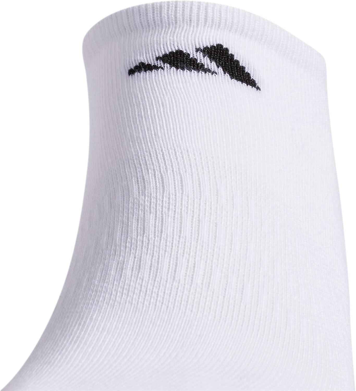 imageadidas Mens Superlite No Show Socks 6Pair Pack Low Profile Below AnkleWhiteBlack20