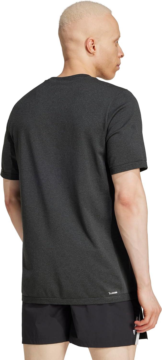 imageadidas Mens Train Essentials Structure Crew Neck Short Sleeve Casual Tops Casual  GreenBlackGrey