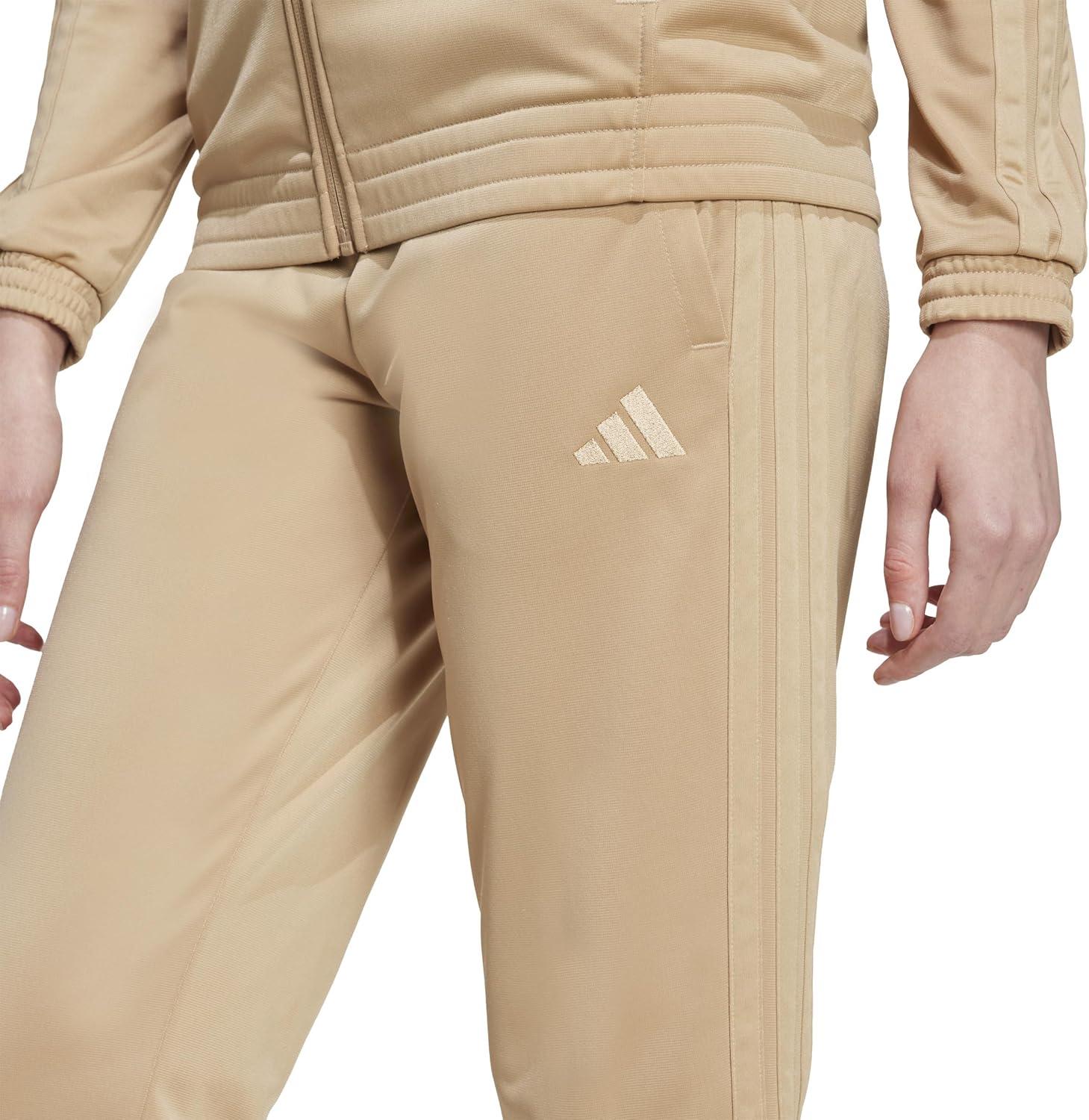 imageadidas Originals Womens Tricot 3Stripes Track PantsWarm Sandstone