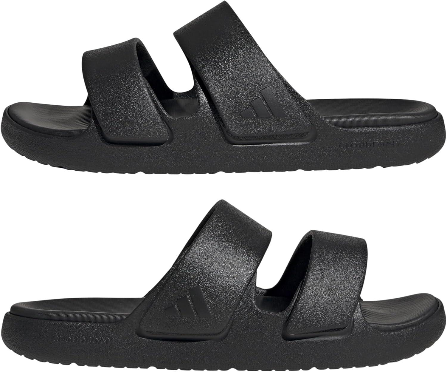 imageadidas UnisexAdult Znscape Slide SandalBlackBlackBlack
