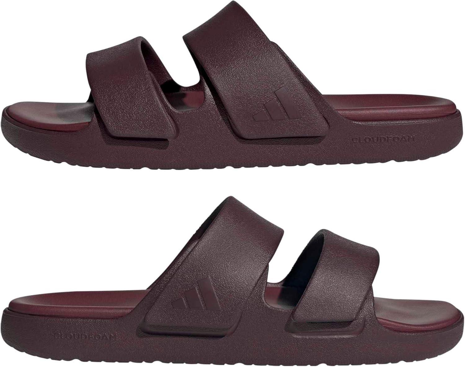 imageadidas UnisexAdult Znscape Slide SandalMaroonShadow RedMaroon
