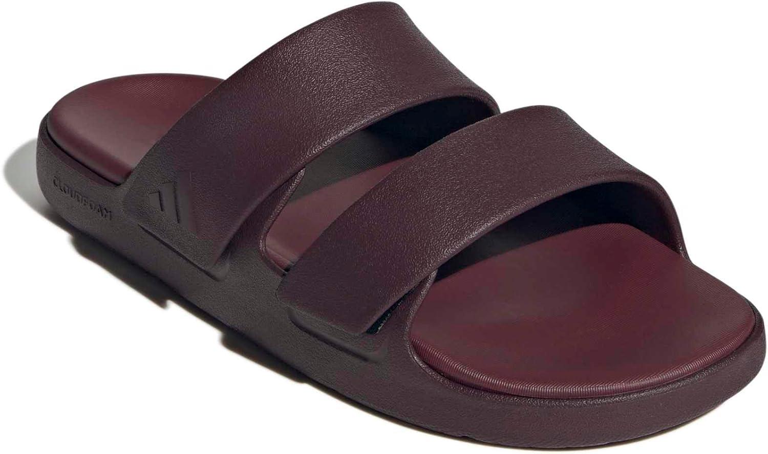 imageadidas UnisexAdult Znscape Slide SandalMaroonShadow RedMaroon