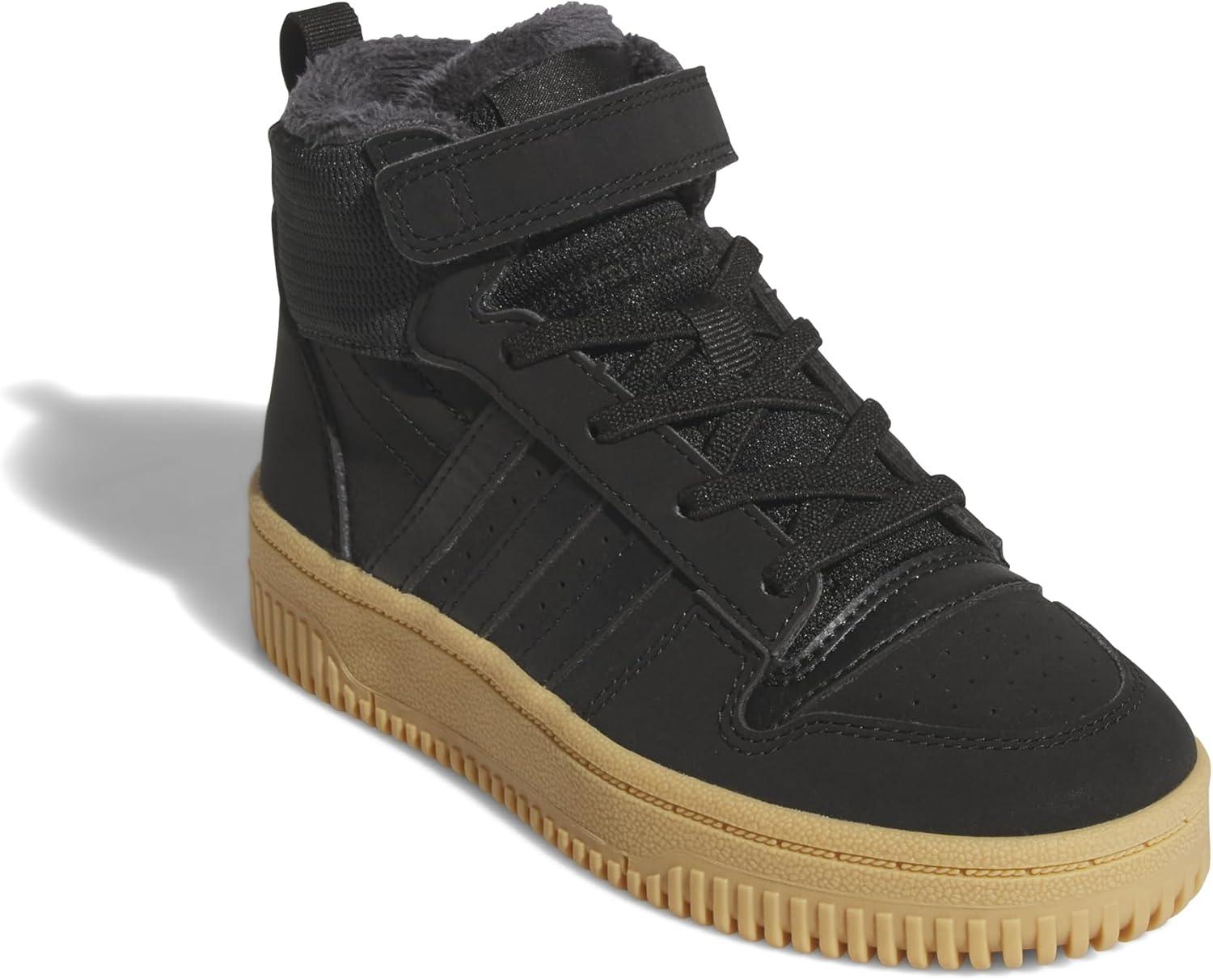 imageadidas UnisexChild Break Start Mid Top SneakerBlackCarbonGum