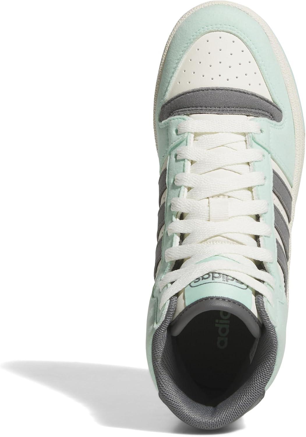 imageadidas UnisexChild Break Start Mid Top SneakerClear MintGreyOff White