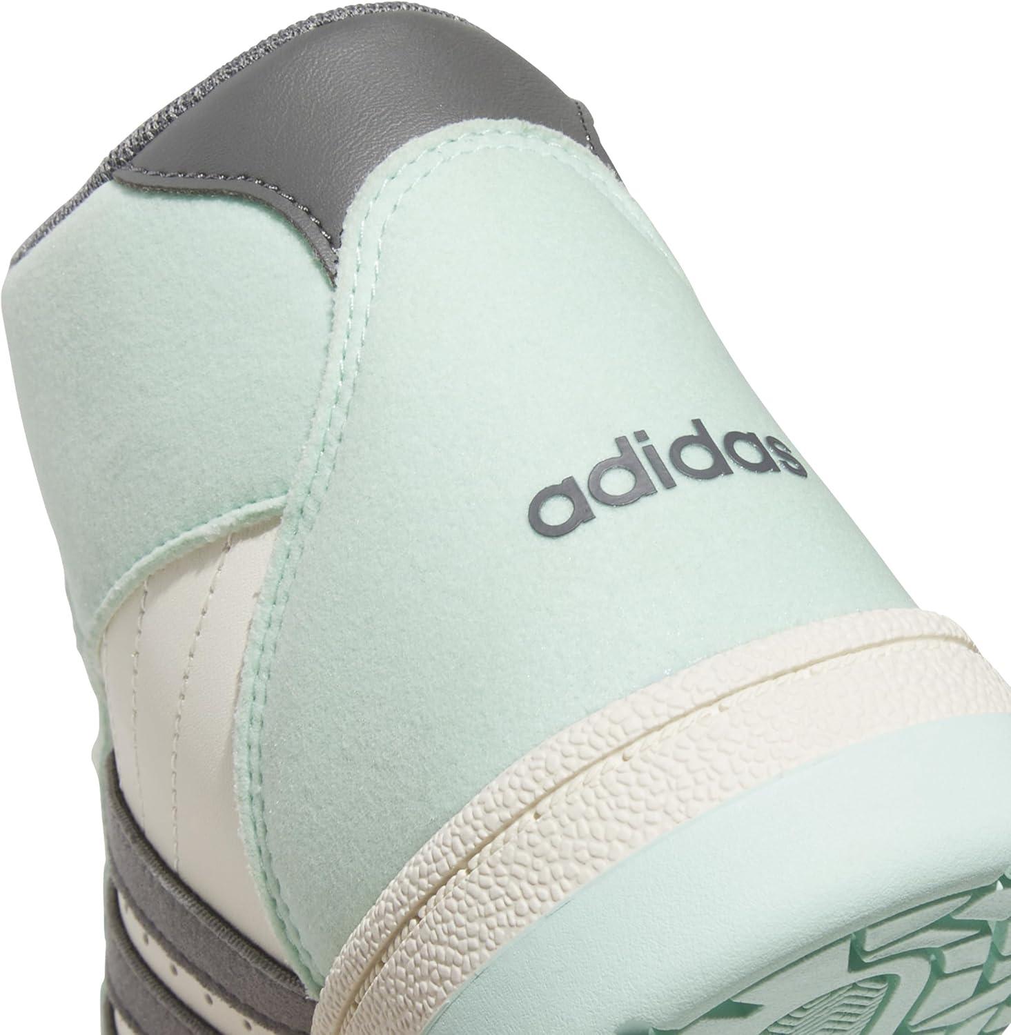 imageadidas UnisexChild Break Start Mid Top SneakerClear MintGreyOff White