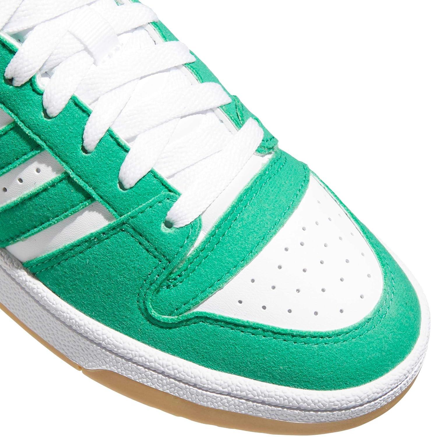 imageadidas UnisexChild Break Start Mid Top SneakerCourt GreenWhiteGum