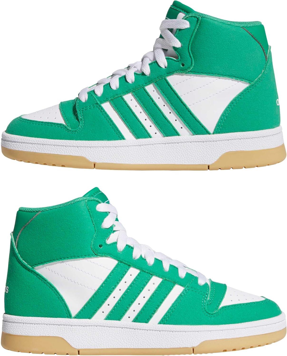 imageadidas UnisexChild Break Start Mid Top SneakerCourt GreenWhiteGum