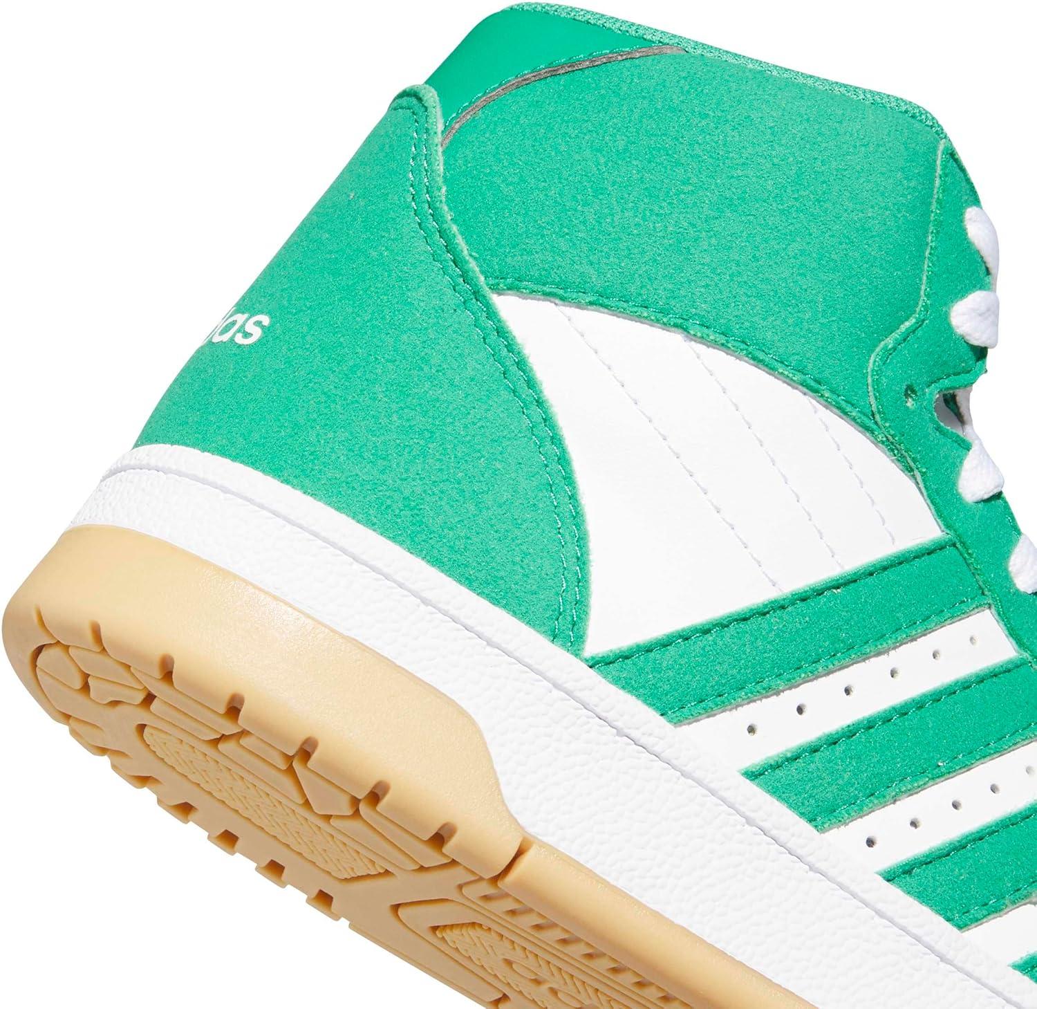 imageadidas UnisexChild Break Start Mid Top SneakerCourt GreenWhiteGum
