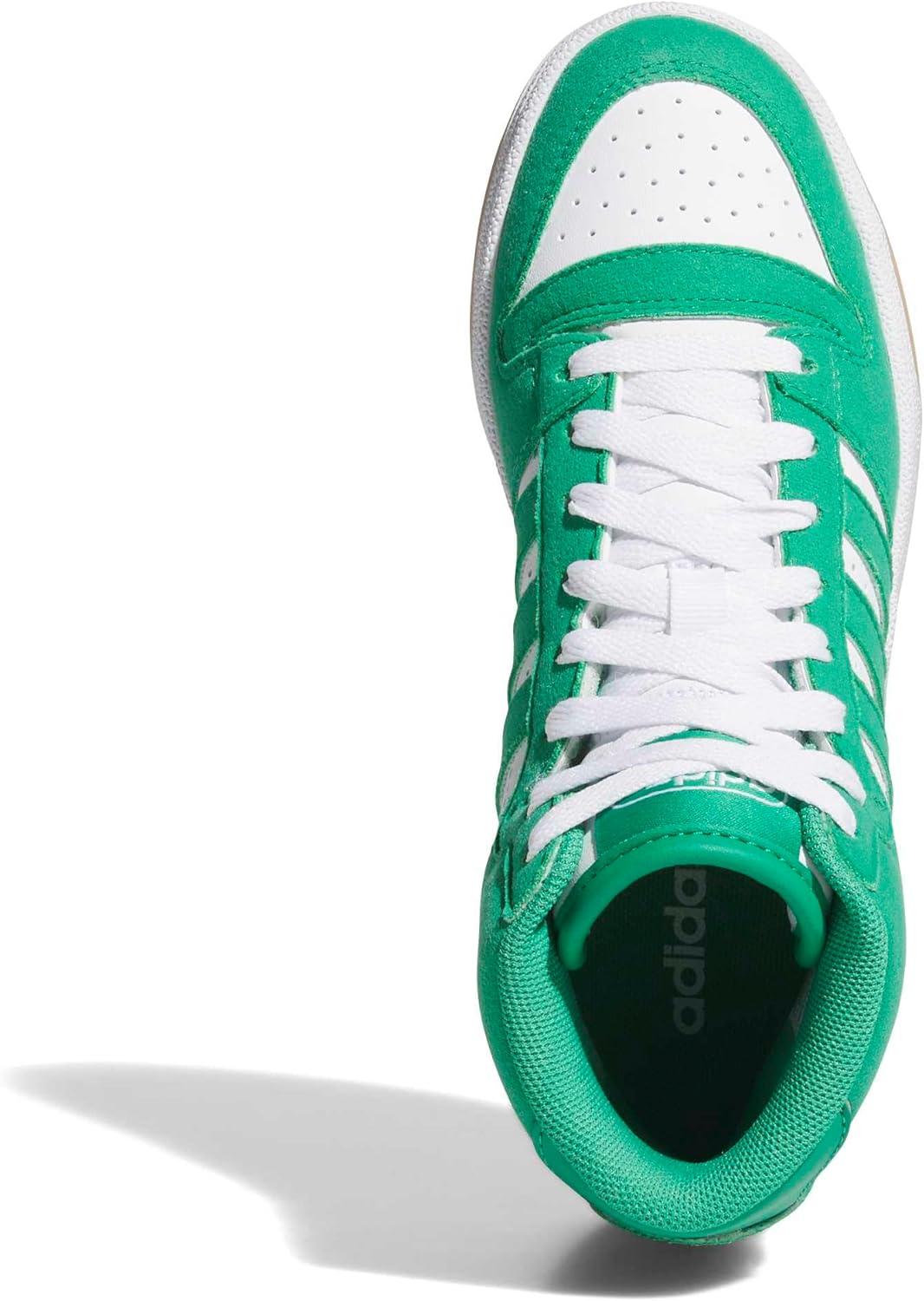 imageadidas UnisexChild Break Start Mid Top SneakerCourt GreenWhiteGum