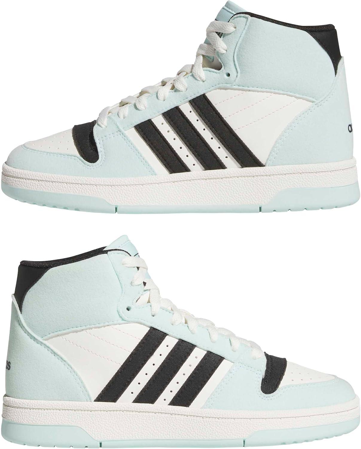 imageadidas UnisexChild Break Start Mid Top SneakerHalo MintBlackWhite