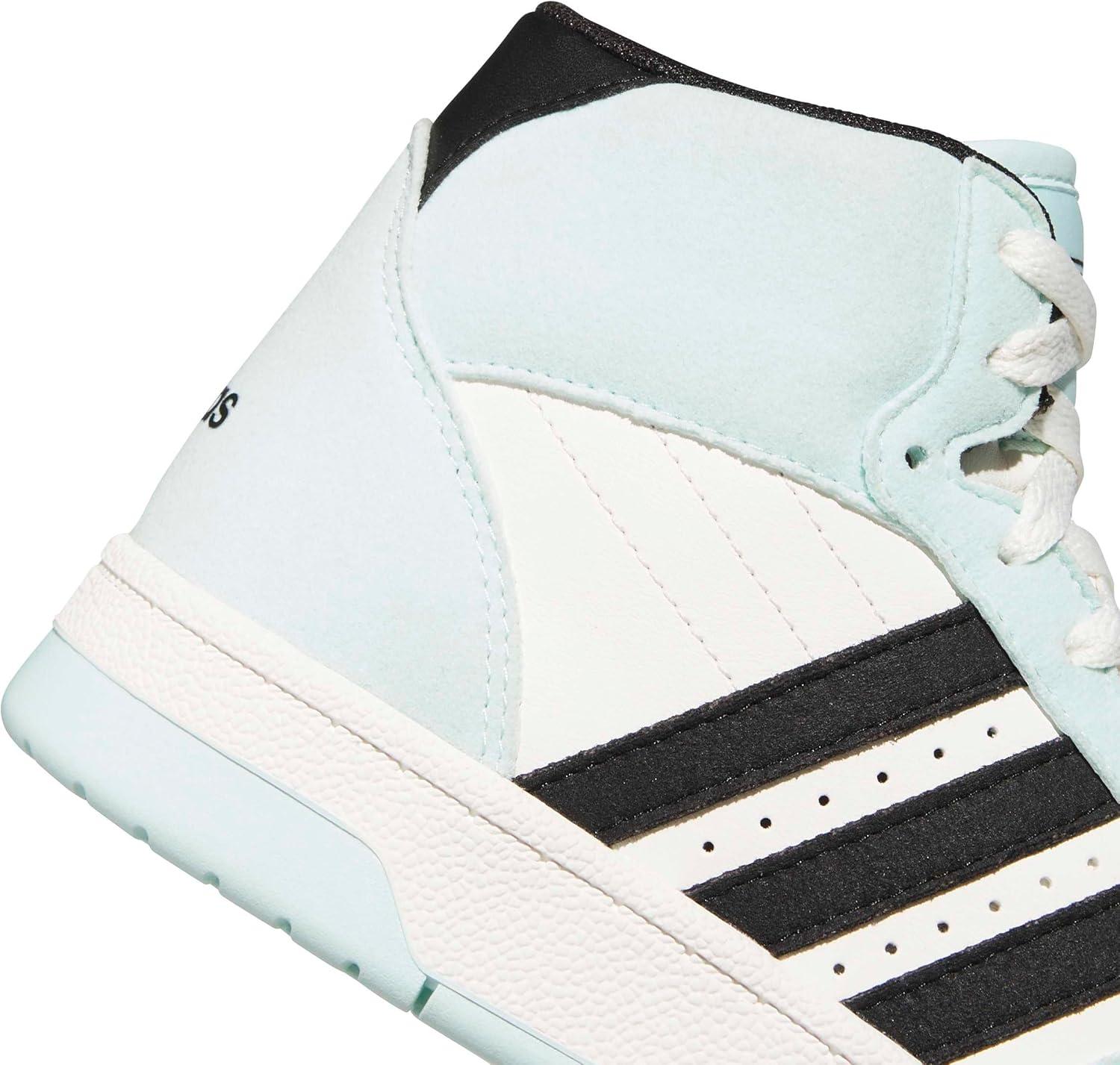 imageadidas UnisexChild Break Start Mid Top SneakerHalo MintBlackWhite