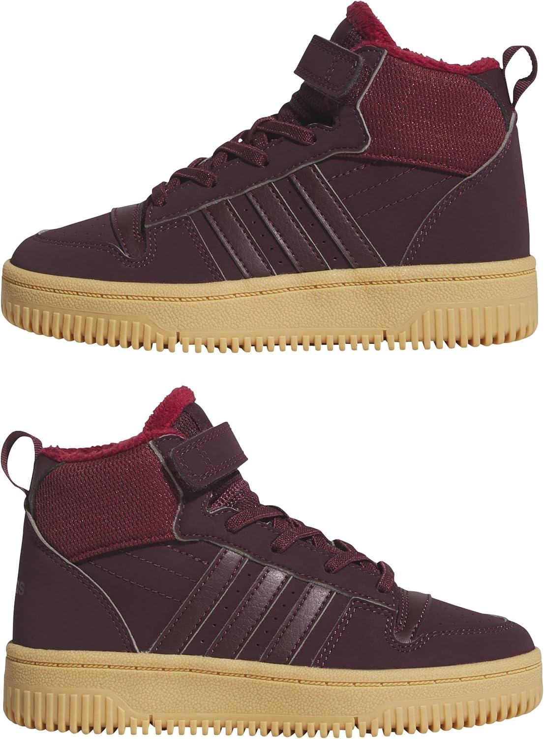 imageadidas UnisexChild Break Start Mid Top SneakerMaroonCollegiate BurgundyGum