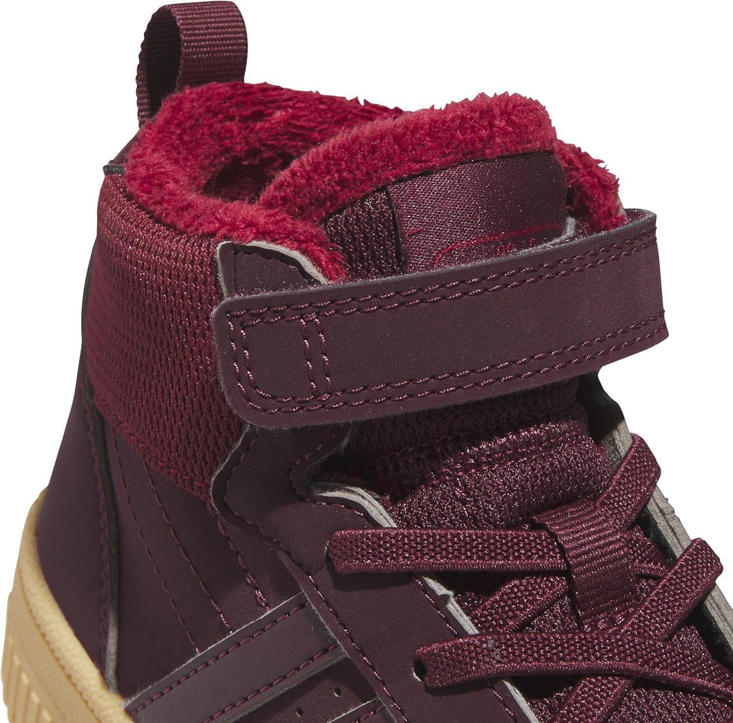 imageadidas UnisexChild Break Start Mid Top SneakerMaroonCollegiate BurgundyGum
