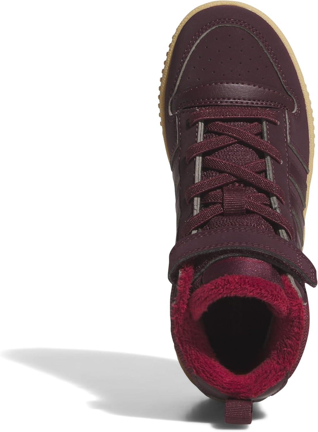 imageadidas UnisexChild Break Start Mid Top SneakerMaroonCollegiate BurgundyGum