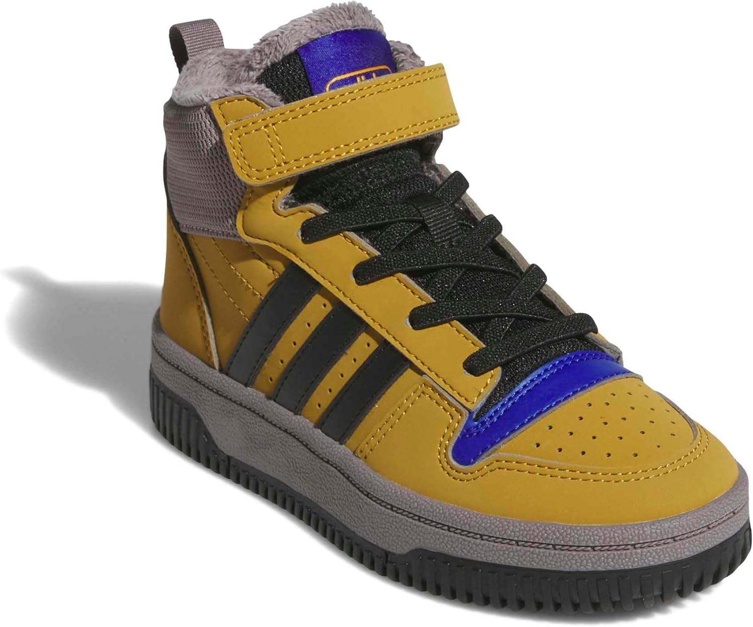 imageadidas UnisexChild Break Start Mid Top SneakerPreloved BronzeBlackTaupe Oxide