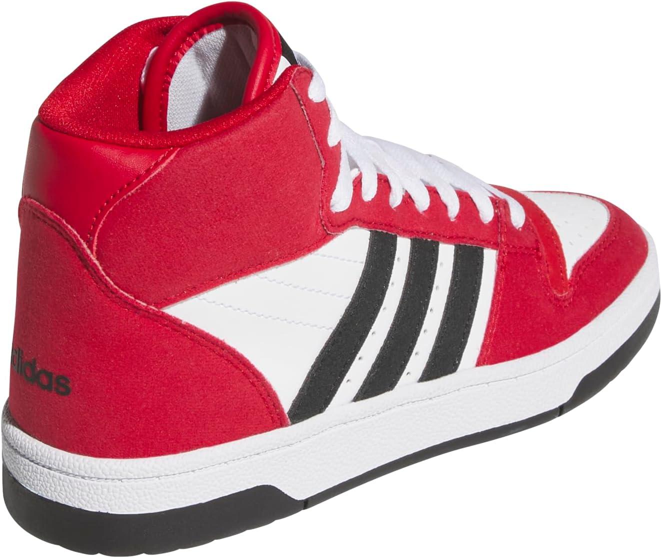 imageadidas UnisexChild Break Start Mid Top SneakerTeam Power RedBlackWhite