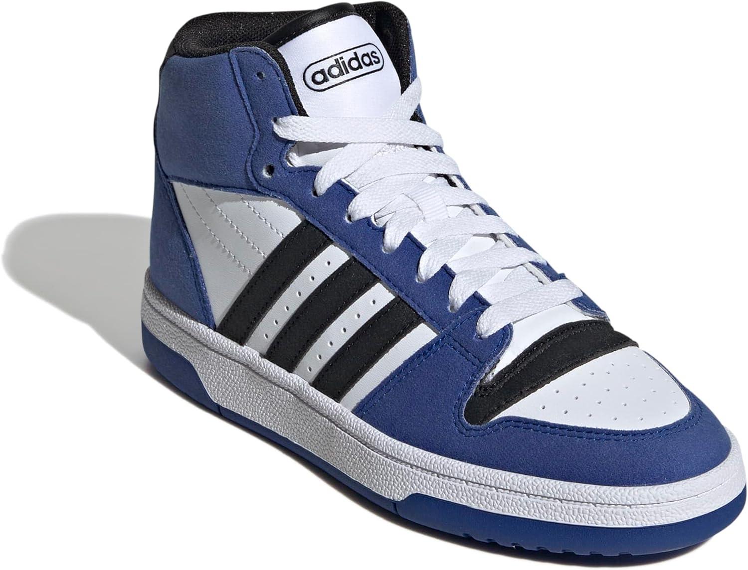 imageadidas UnisexChild Break Start Mid Top SneakerTeam Royal BlueBlackWhite